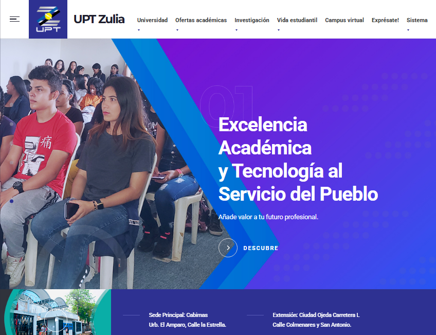Sitio Web UPTZulia